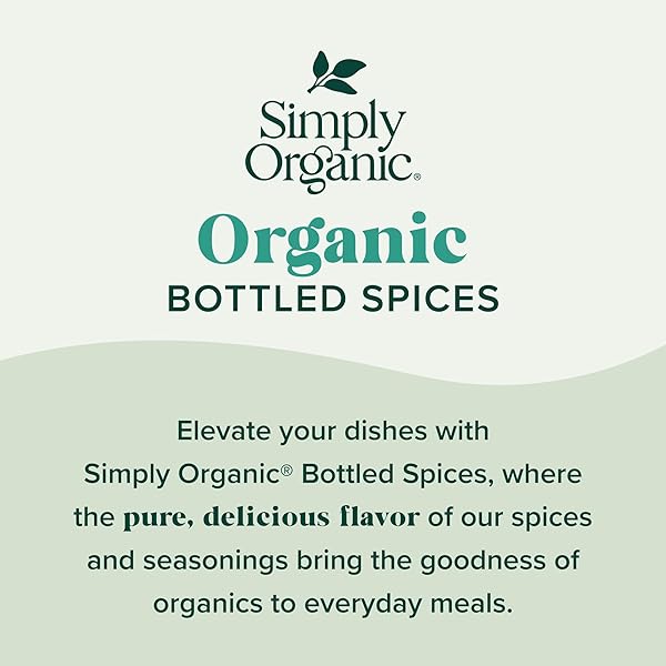 SIMPLY ORGANIC GARLIC SALT, 4.7 OUNCE BOTTLE, PERFECT BLEND OF SALT, GARLIC AND PARSLEY FOR ANY SAVORY DISH