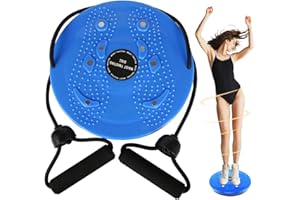 LOWYIG Waist Whisper Disc Ab Twister Board for Exercise Body Shaping Waist Twisting Disc for Slimming and Strengthening & Stomach Exercise Equipment Ab Twist Waist Disc Board Waistwhisper(Blue)