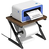 Label Holder for Rolls and Fan-fold Labels, Shipping Thermal Label Holder for Desktop Thermal Printer, Thermal Printer Accessory Supplies for Home, Office, Small Business