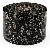 Manual Spice Grinder Large Metal: 2.5 Inch Black Gold Zinc Alloy Kitchen | Pepper Grinder for Pepper Salt Cumin