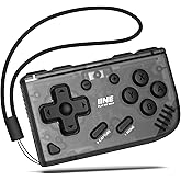 IINE Mini Retro Wireless Controller, Micro Remote Controller for Switch/OLED, PC, Android and IOS, Keychain Pocket-sized Controller with Turbo Function (Black)