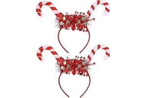 HIPIHOM Christmas Headbands Light Up Headband Reindeer Antlers Headband Novelty Headbands for Christmas Party Holiday Favors