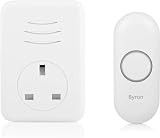 Byron Wireless Doorbell Set DBY-22313UK, 150 m Range, 16 Melodies view 5