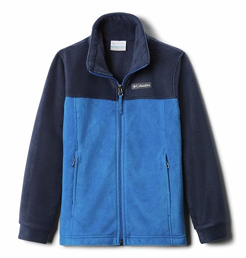 Columbia Kids Baby Boy's Steens Mt II Fleece (Toddler) Bright Indigo/Collegiate Navy 2T Toddler