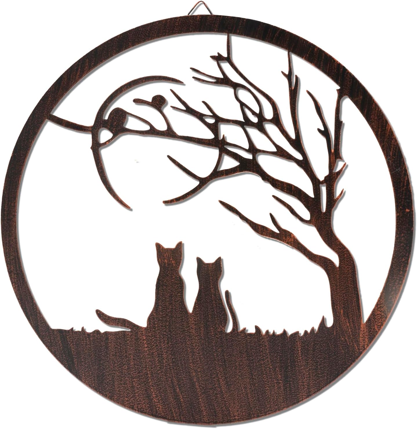 Plaques & Wall Art - VESTCDF Metal Cat Wall Decor, 11.8