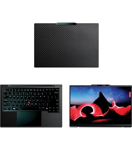 LidStyles Carbon Fiber Laptop Skin / Decal For Lenovo ThinkPad X1 Carbon Gen 2 & 3 – Protector