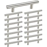 homdiy 15 Pack Brushed Nickel Cabinet Pulls 3 Inch Handles Stainless Steel Cabinet Hardware for Kitchen and Bathroom Cabinets
