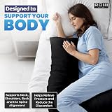 Rohi Orthopaedic V Pillow with Case – Anti Allergy Hollowfibre Support view 4