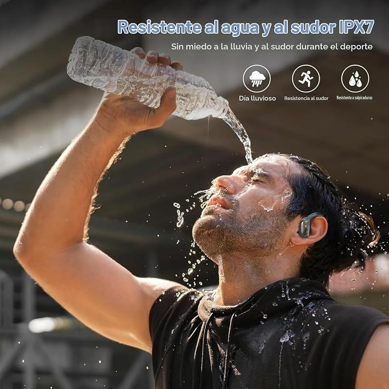 Auriculares inalámbricos Bluetooth 5.4, Earbuds de cancelación de Ruido con Tiempo de reproducción de 75 Horas, Pantalla de alimentación led, Auriculares Impermeables IPX7 — foto 6 de 7