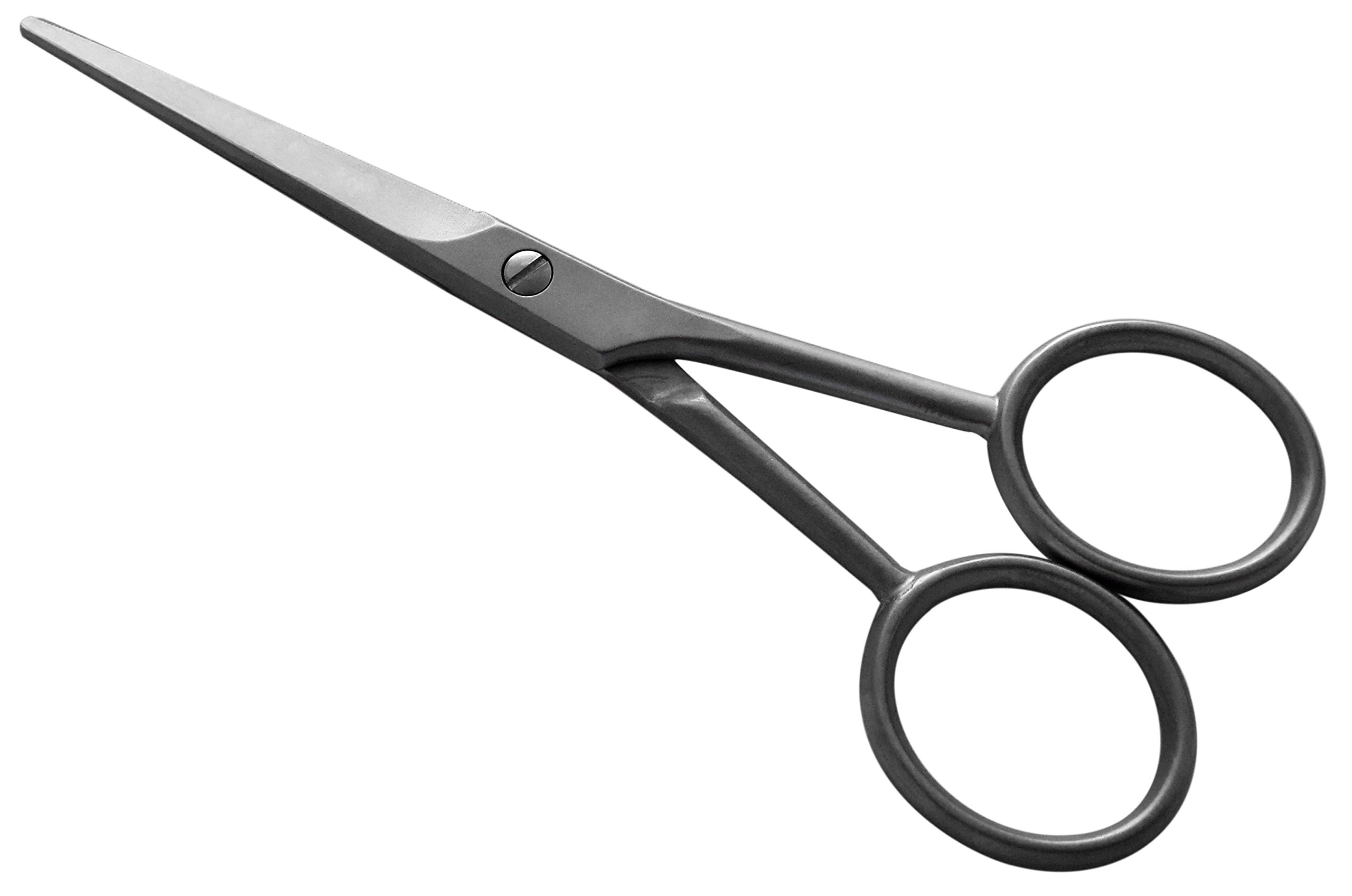 4.5" Stainless Steel Beard & Moustache Scissors - Tenartis Made in Italy