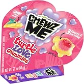 ChewzMe Tangy Turtlz Gummies, Valentine Gummy Candy Gift in Heart Box, Turtle-Shaped Jelly-Filled Gummies in Assorted Flavors, 5.1 oz (Pack of 1)