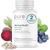 Pure Therapro Rx Methylated Multivitamin for Men and Women | Made in USA | Methyl Multi Without Iron Methyl B12 & Methylfolate | 120 Capsules, 2-Month Supply