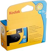 Kodak SUC Daylight 39 800ISO Disposable Camera Yellow Blue view 3