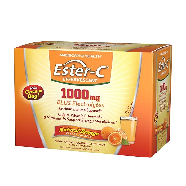 AMERICAN HEALTH ESTER-C EFFERVESCENT PACKETS 21 COUNT