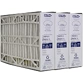 Trion Air Bear 16 x 25 x 5 Inch MERV 11 High Performance Air Purifier Filter Replacement for Air Bear Cleaner Purification Systems, White (3 Pack)
