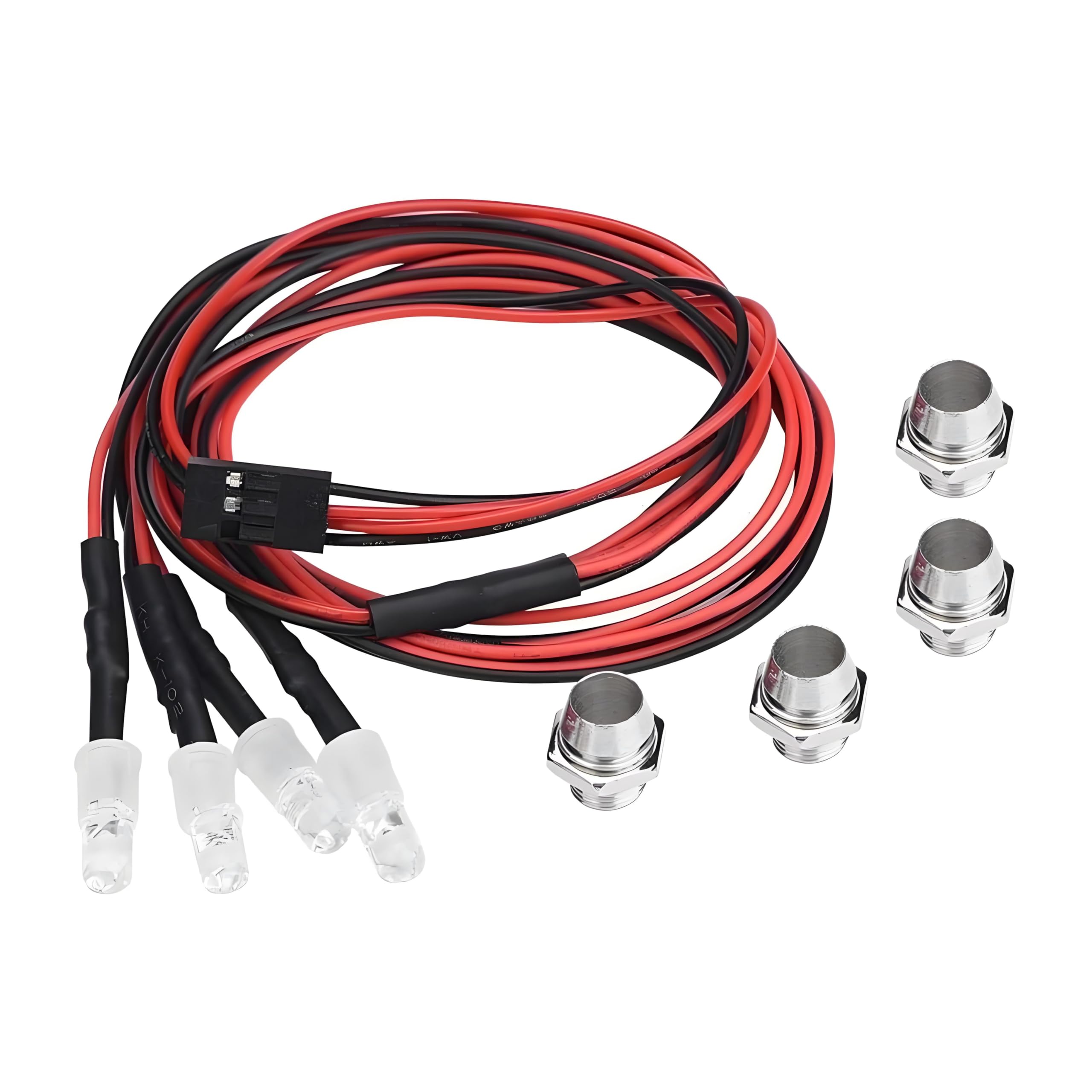 RC Car LED Lights RC LED Light RC Car Headlights RC Accessory RC roof light 4 pcs rc led light led lights Drift car light rc modek car spare accessory rc car upgrade part