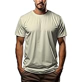Premium Men's Heavyweight T-Shirt - 7.1 oz/yd² Pure Cotton Crew Neck Tee