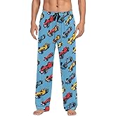 Cute Pajama Pants Men's Pajama Bottoms Lounge Sleepwear PJs Lightweight Sleep Pants S