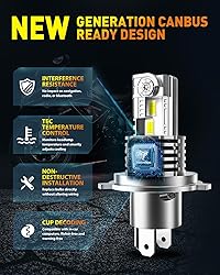 Termitor Latest H4/9003/HB2 Bulb for Motorcycle