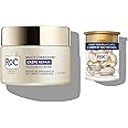 RoC Crepe Repair Anti Aging Face Moisturizer & Neck Firming Cream (1.7 oz) + RoC Retinol Capsules (7 CT)