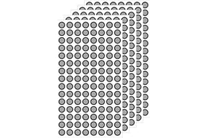 YOUVEN 600 Dots 3.0mm 3D Scanner Markers for 3D Scanner, Diffusion 3D Scanning Tracking Dots, 3D Tracking Dots Reference Point Markers for Precise Optical Tracking and 3D Scanning