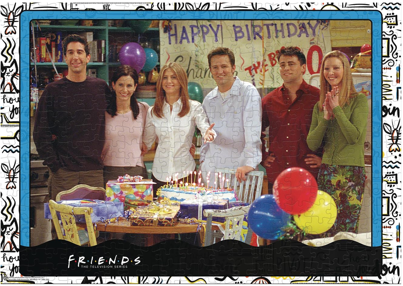 Top Trumps Friends Birthday 1000 Pc Jigsaw Puzzle (WM00940-ML1-6)