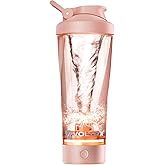 VOLTRX Premium Electric Protein Shaker Bottle, Made with Tritan - BPA Free - 24 oz Vortex Portable Mixer Cup/USB Rechargeable Shaker Cups for Protein Shakes