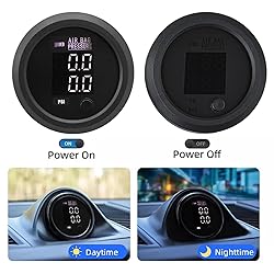 CNRAQR Dual Digital Display Air Pressure Gauge