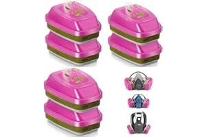 LMINHAN 3Pair 60926 Filters, Respirator Filter 60926 Cartridges Against Organic Vapor, Acid Gases, Ammonia Methylamine, Formaldehyde, Dust Used in 6200 6502 6800 Series Respirator Mask
