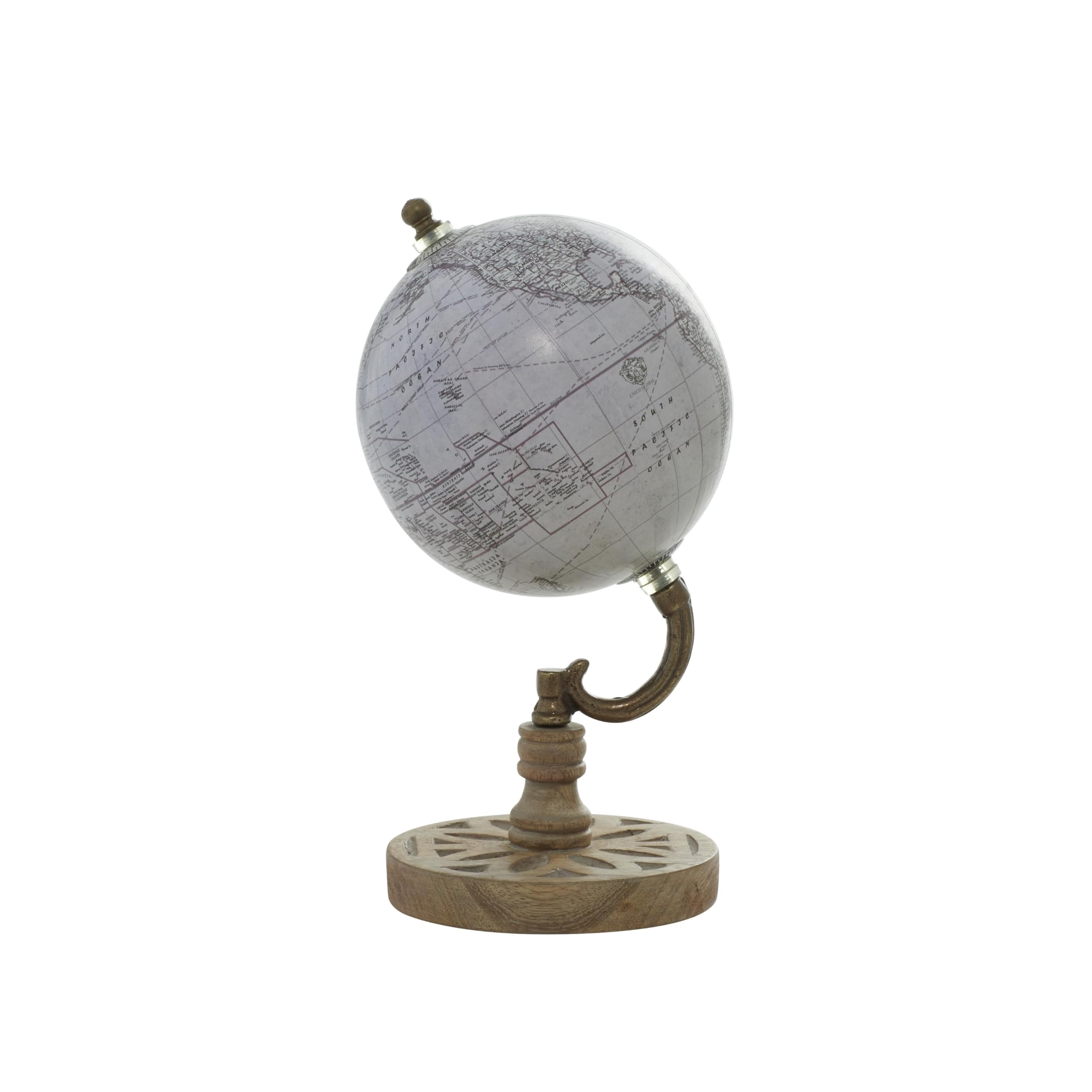 Deco 79 Wood Globe, 5