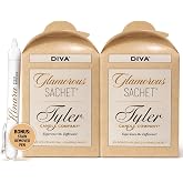 Tyler Diva Glamorous Sachet, Reusable Dryer Sheets, Luxury Home Fragrance Collection, 8 Count with Olivi Stain Remover Pen, 2 Pack Bundle