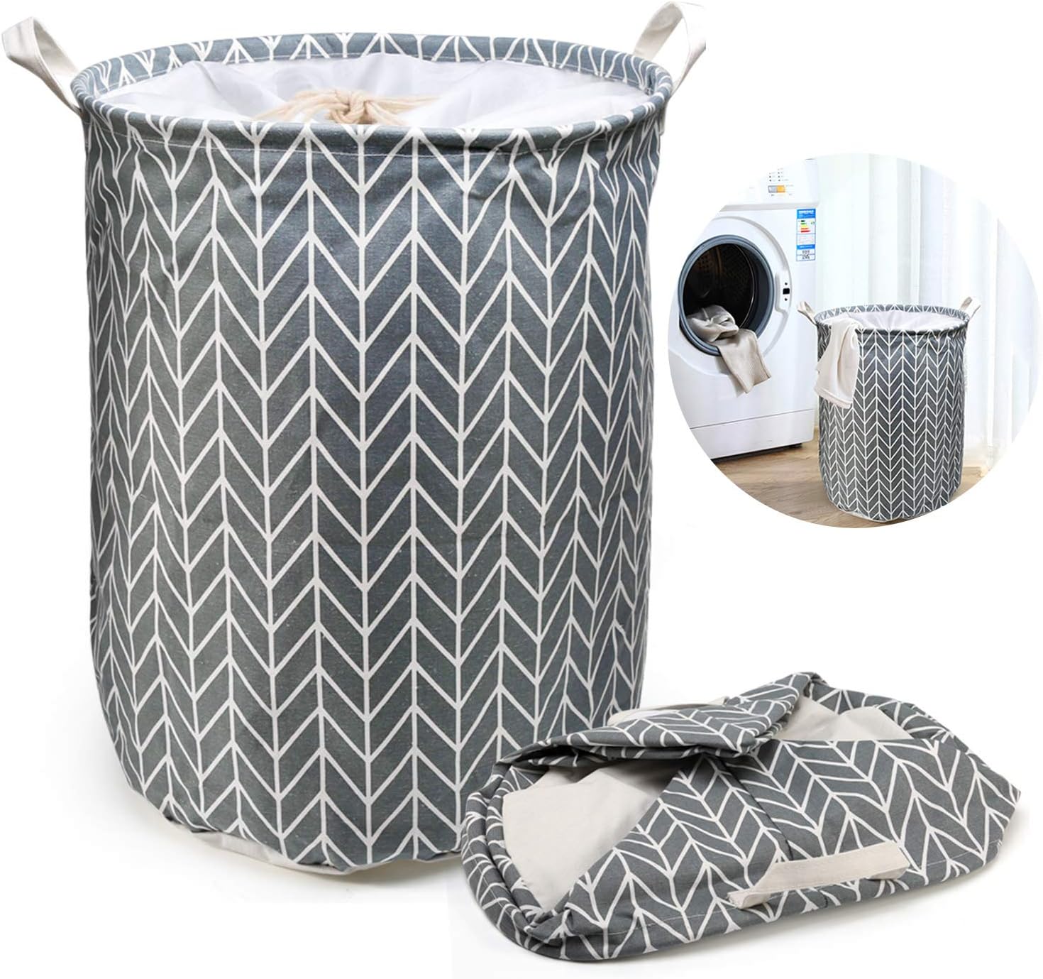 Grand Panier De Rangement D'escalier Avec Poignée - Panier De Rangement