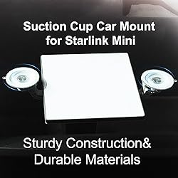 Starlink Mini Mount,360° Adjustable Suction Cup