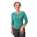 Women's Merino Long Sleeve Henley by Woolly | RWS
