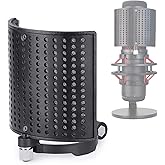 HyperX QuadCast Microphone Pop Filter - Metal Panel Metal Mesh Filter Foam Three Layers Mic Windscreen Pop Screen Compatible with HyperX QuadCast S Mic by YOUSHARES