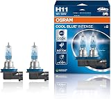 Osram COOL BLUE INTENSE H11 64211CBN-HCB 100% brightness up to 5000K Duo Box