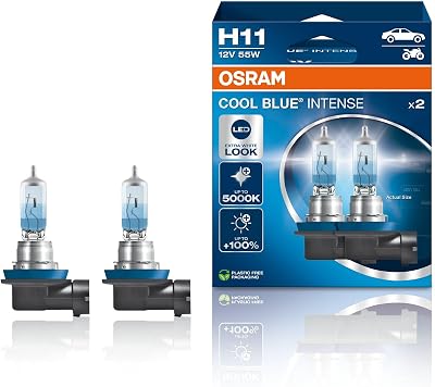 Osram COOL BLUE INTENSE H11 64211CBN-HCB 100% brightness up to 5000K Duo Box
