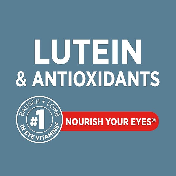 OCUVITE EYE VITAMIN & MINERAL SUPPLEMENT, LUTEIN & ANTIOXIDANT VITAMINS A, C, E, ZINC FOR EYE HEALTH, VITAMINS FOR EYES, 120 TABLETS (PACK OF 2)