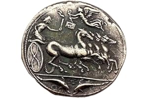 YIQILAFADA 1pc Ancient Greek Coin - Reproduction Replica for Collection