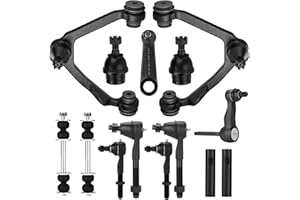 AUTSURLES 4WD Front Upper Control Arm with Ball Joint for Ford F-150 F-250 Lincoln Navigator Expedition 1997 1998 1999 2000 2001 2002 14pcs Suspension Kit K8722T K8724T