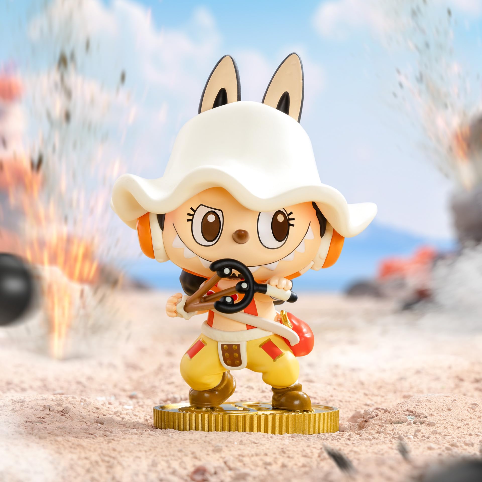 POP MART The Monsters × One Piece Series Figures Blind Box Figures, Random Design Action Figures Collectible Toys Home Decorations, Holiday Birthday Gifts for Girls and Boys, Single Box