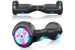 UNI-SUN Self Balancing Scooter for Kids, 6.5" Two Wheels Scooter with Bluetooth and Lights for Girls Boys Kids Adults