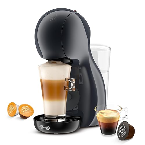 De'Longhi Nescafé Dolce Gusto Piccolo XS EDG210.A, Coffee Capsule Machine with Compact Design, Automatic Shutdown, Hot and Cold Beverages, 15 Bar Pressure, Black