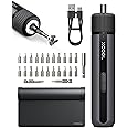 xCool Electric Screwdriver Cordless, 4V Power Screwdriver with 24 S2 Bits, Max 8 N·m Torque, 4 Adjustable Torque Settings, 1 Extension Rod, LED Light, 2200mAh Battery Cordless Screwdriver Rechargeable
