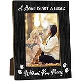 upiquiet Dog Picture Frame -A House Is Not A Home, Dogs Lover Gifts for Pet Owner Dogs Mom Mothers, 4x6 Photo Frames Tabletop Display for Home Office Desk Decor -31
