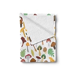 Ambesonne Forest Throw Blanket, Botanical