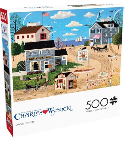 Buffalo Games Puzzle ‚Twilight Sentinel‘ Von Charles Wysocki – 1000 Teile | Nostalgische Landschaft