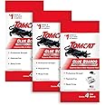 Tomcat Glue Boards with Immediate Grip Glue for Mice, Cockroaches, and Insects, Ready-to-Use, 3-Pack (12 Glue Boards)