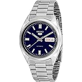 SEIKO 5 Automatic Blue Dial Stainless Steel Men
s Watch SNXS77