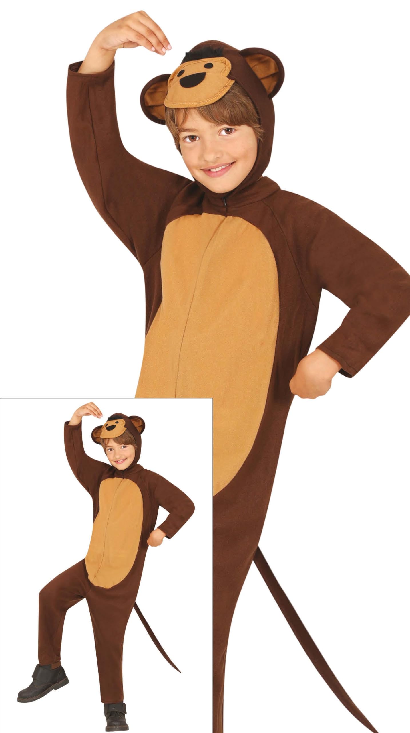 Guirca Kids Little Monkey Fancy Dress Costume 5-6 Years
